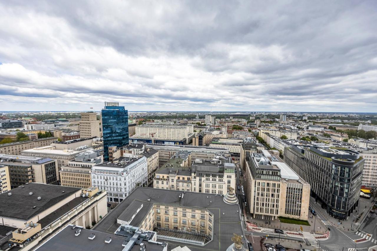 23Rd Floor 3Br Apt With Views Of Varsavia Esterno foto